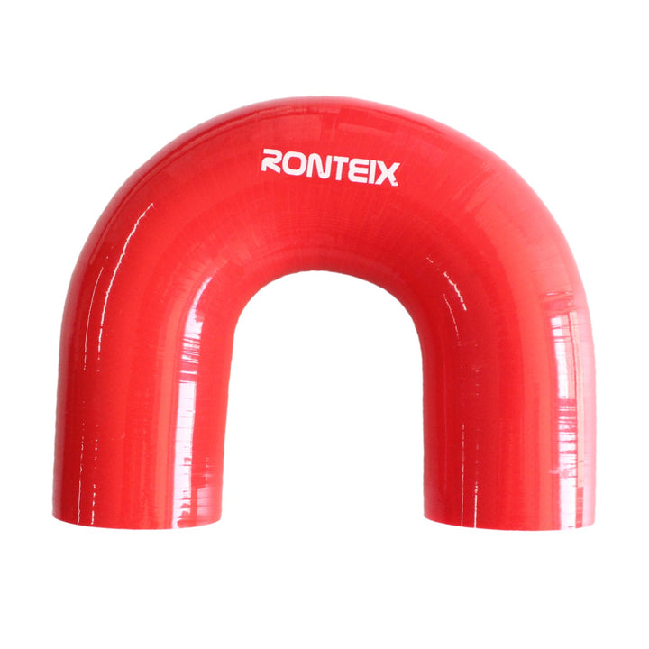 Ronteix Universal 4-Ply 180 Degree Elbow Silicone Hose U Bend Coupler Pipe - RONTEIX